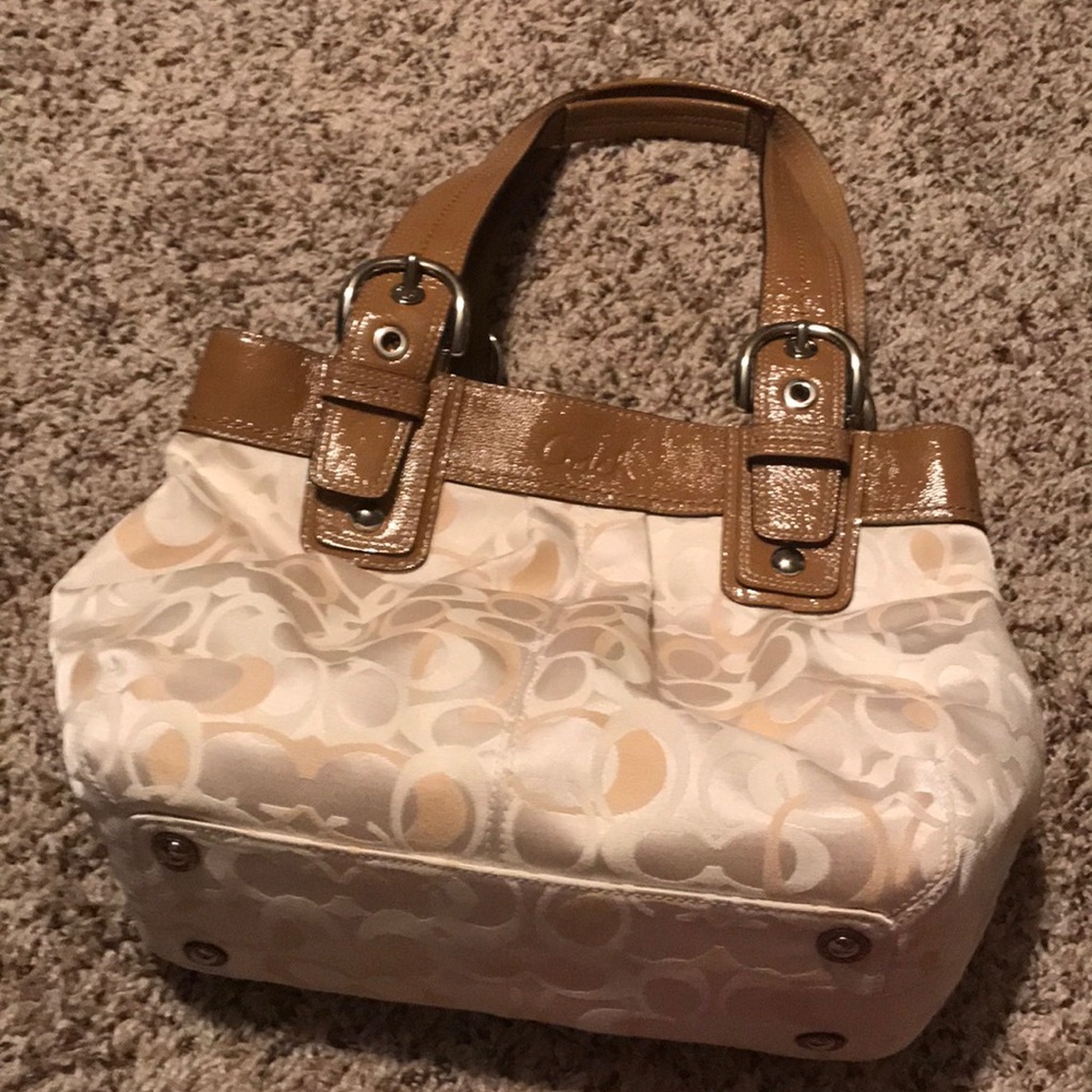 Coach purse with coach wallet